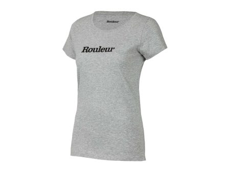 Rouleur Logo Women s T-Shirt - Grey For Cheap