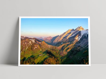 Col de la Colombiere | Dawn - Art Print - Daniel Hughes For Sale