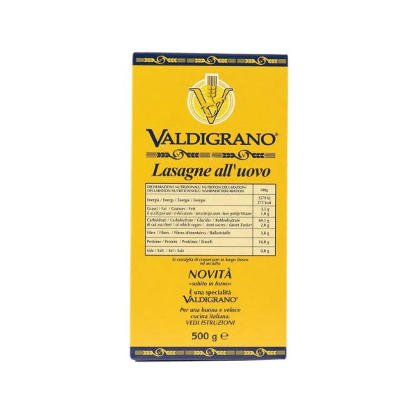 Lasagne Uovo Valdigrano 500g Online now