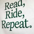 Read, ride, repeat  -  Unisex T-Shirt Fashion