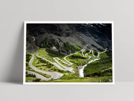 Stelvio | Bormio - Art Print - Daniel Hughes Cheap