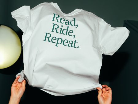 Read, ride, repeat  -  Unisex T-Shirt Fashion