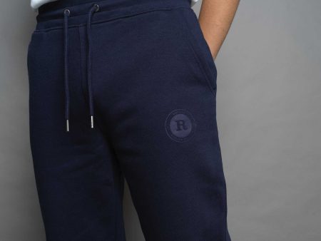 Rouleur Logo - Organic Jogger Pants - Unisex - French Navy Discount