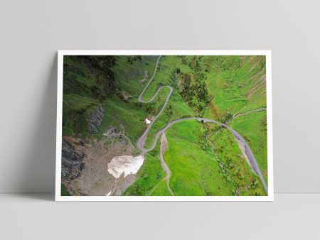 Col de la Colombiere | The Switchbacks - Art Print - Daniel Hughes Fashion