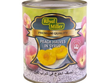 Peach Halves Royal Miller (12x820g) Online Hot Sale