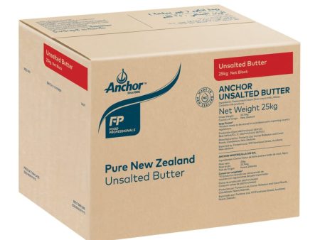 Anchor Unsalted Butter 25kg For Discount