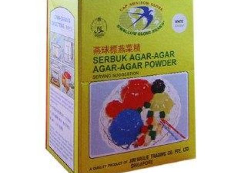 Agar Agar Powder(White)-Swallow Globe 24x(12sx12g) For Discount