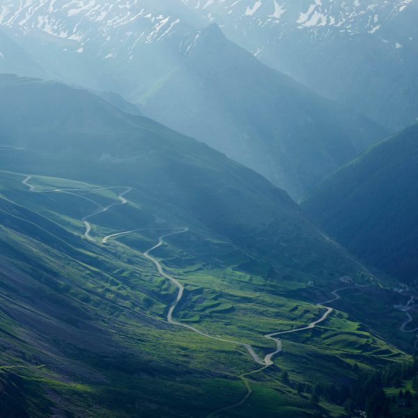 Col de la Bonette 01 - Art print - Michael Blann For Sale