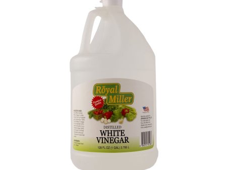 Distilled White Vinegar - Royal Miller 4x1gal on Sale