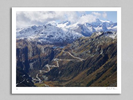 Grimsel Pass 03 - Art print - Michael Blann Hot on Sale