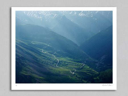 Col de la Bonette 01 - Art print - Michael Blann For Sale