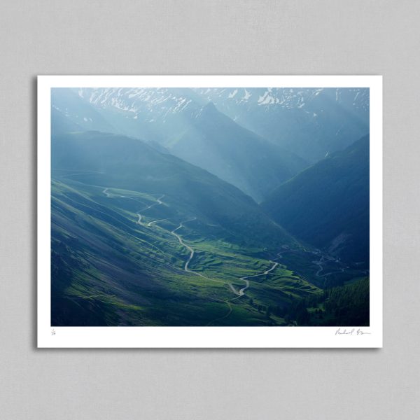 Col de la Bonette 01 - Art print - Michael Blann For Sale