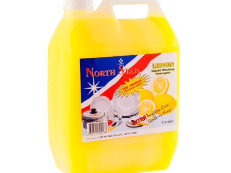 Washing Up Liquid Lemon North Star 5ltr Online