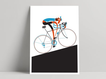 Le Grimpeur - Art print - Mick Marston For Cheap