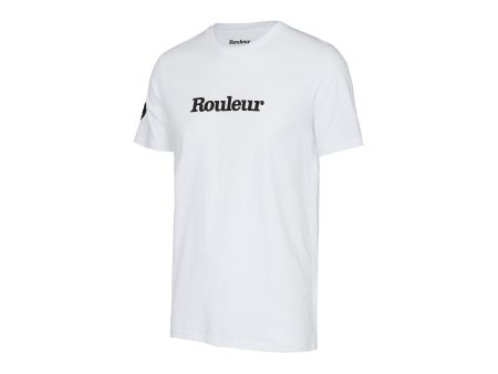 Rouleur Logo Organic Unisex T-Shirt – White Discount