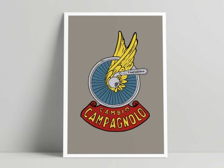 Campagnolo Angel Wings - Art Print - Pasche Design Online now