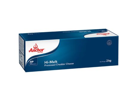 Anchor Processed Cheese High Melt Block 6x2kg Fashion