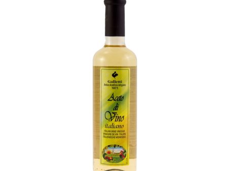 White Wine Vinegar - Galletti 12x500ml Fashion