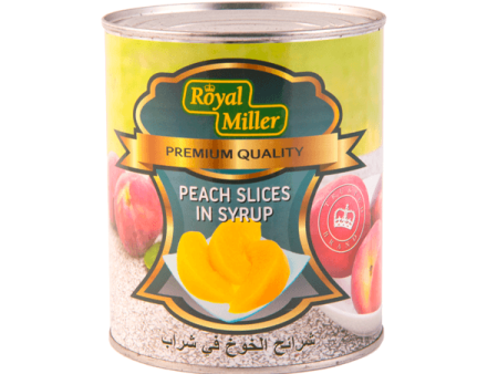 Peach Sliced In Syrup Royal Miller (24x825g) Cheap