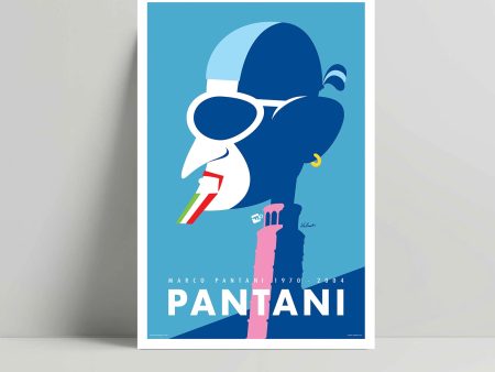 Pantani - Cycling Art print - Michael Valenti Hot on Sale