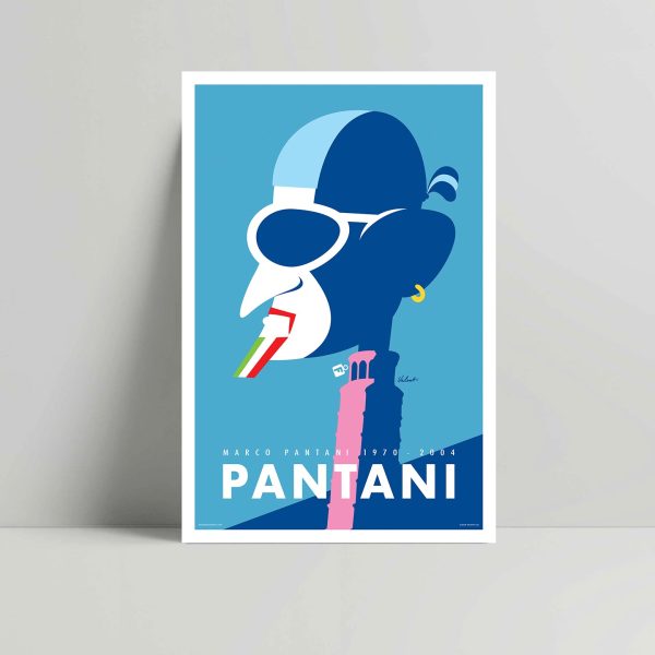 Pantani - Cycling Art print - Michael Valenti Hot on Sale