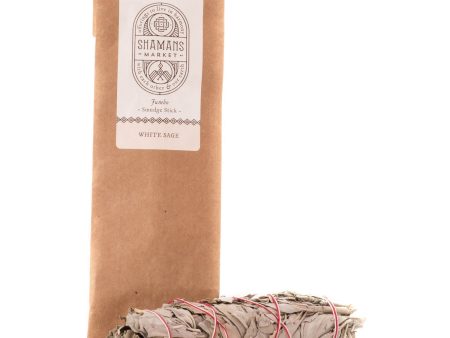 White Sage Jumbo Smudge Stick - 8-9 in. Discount