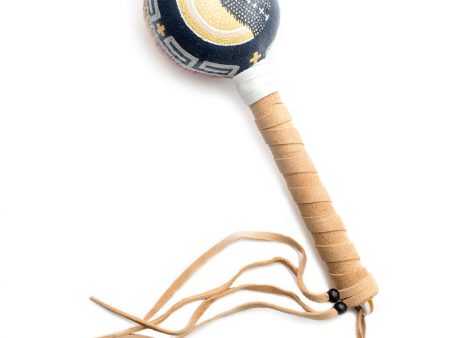 Native American Wolf and Moon Rattle Online now