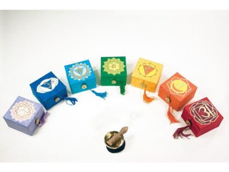 Set of 7 Chakra Mini Meditation Bowls For Cheap