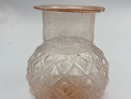 Pink Hand Blown Glass Vase For Cheap