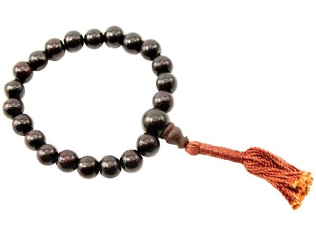 Wrist Mala - Rosewood with Drawsting Bag For Discount