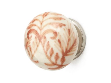 Lavigna Rose Ceramic Knob Hot on Sale