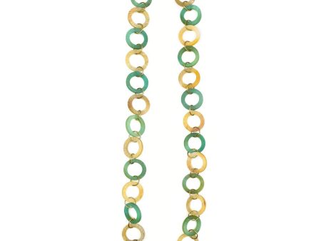 Anju Omala Verdant Necklace - Small Open Rings on Sale