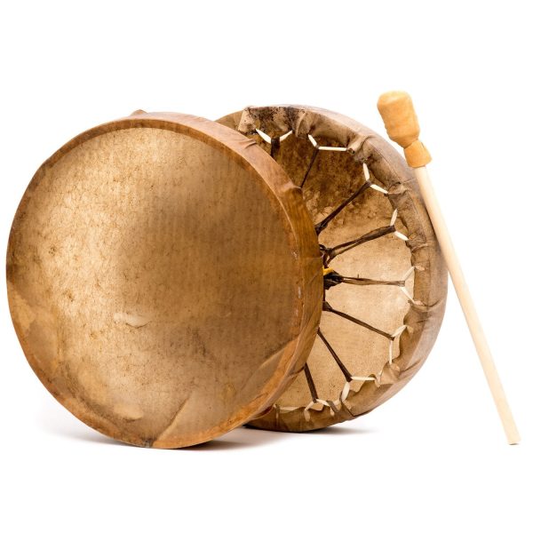 Native American Style Elk Hide Frame Hand Drum Discount