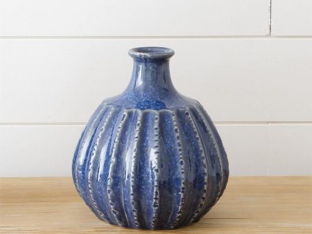 Ceramic Vase - Nautical Blue Sale