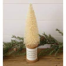 Bottle Brush Tree With Spool Base - Small Sale