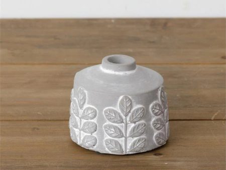 Bud Vase - Embellished Cement Online now