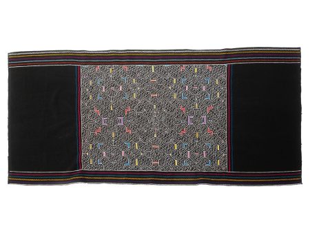 Shipibo Amazon Jungle Falda Cloth - Black - Wisdom Supply