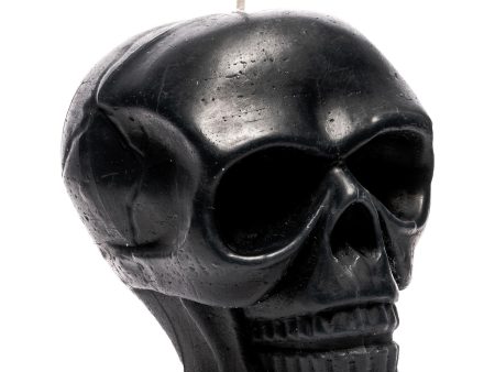 Beeswax Black Skull Candle Cheap