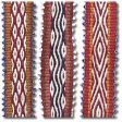 Watana Ties with Beaded Trim - Wide For Cheap