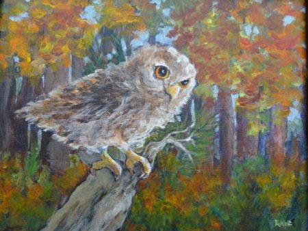 Owl See You in September by Karen Wolf (Framed Painting) Supply