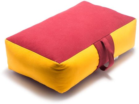 Cotton Rectangular Meditation Cushion Online now