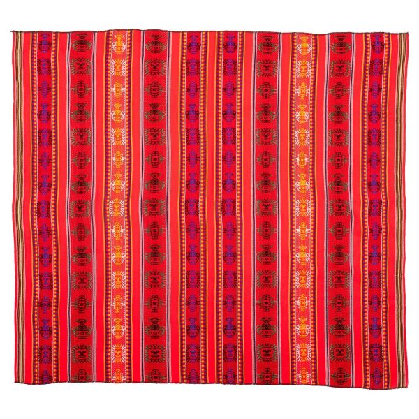 Peruvian Woven Throw Red Online Hot Sale