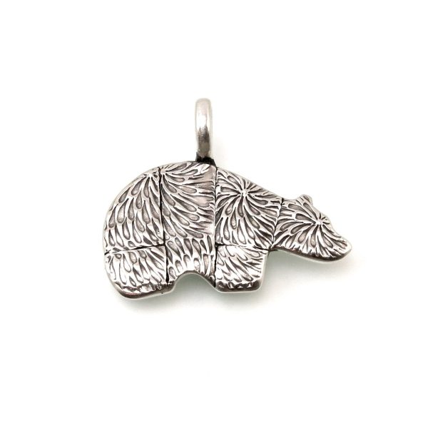 Sterling Silver Bear Totem Pendant Discount