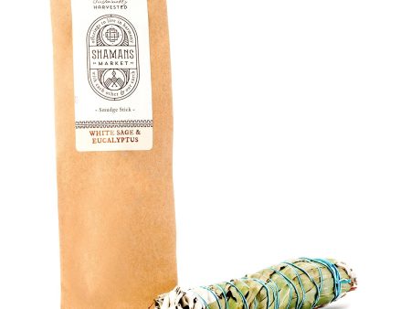 White Sage & Eucalyptus Smudge Stick Supply