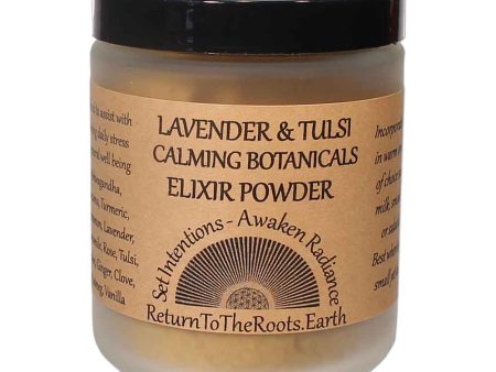 Lavender & Tulsi Calming Botanicals Elixir Powder For Cheap