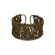 Anju Basketweave Brass Vertical Braided Rows Cuff Bracelet Online Hot Sale