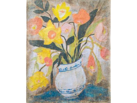 Decorator Paper w  Flowers in Vase Online Sale