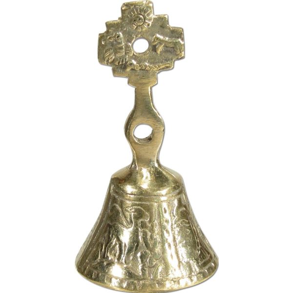 Peruvian Brass Bell Chakana Online now