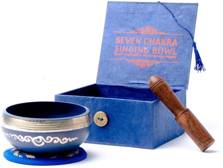 Singing Bowl Ajna Chakra Gift Box - 3 inch on Sale