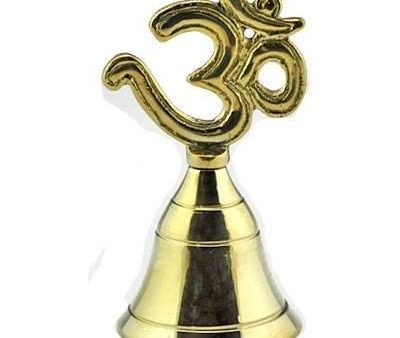 OM Symbol Brass Altar Bell Hot on Sale